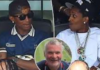 BBC commentator confuses Pharrell with A$AP Rocky — and flubs name completely — at World Cup Final 2026 By Tamantha Ryan Published July 20, 2026, 8:47 a.m. ET 6 Comments 00:00 / 00:00 See more of our coverage in your search results. Add Page Six on Google From blurred lines to blurred vision. BBC commentator Guy Mowbray mistook Pharrell for his fellow rapper A$AP Rocky at the World Cup Final 2026 on Sunday. In the viral clip, the camera panned to the “Happy” emcee, who was sitting in a VIP suite with his wife, Helen Lasichanh, watching Spain take on Argentina inside MetLife Stadium in East Rutherford, New Jersey. Pharrell Williams and ASAP Rocky sitting together.