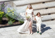 Emma Roberts Chose a Bridal Look Inspired by Vintage Elegance