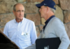 Knitting Appears Alongside High-Level Business Discussions at Sun Valley